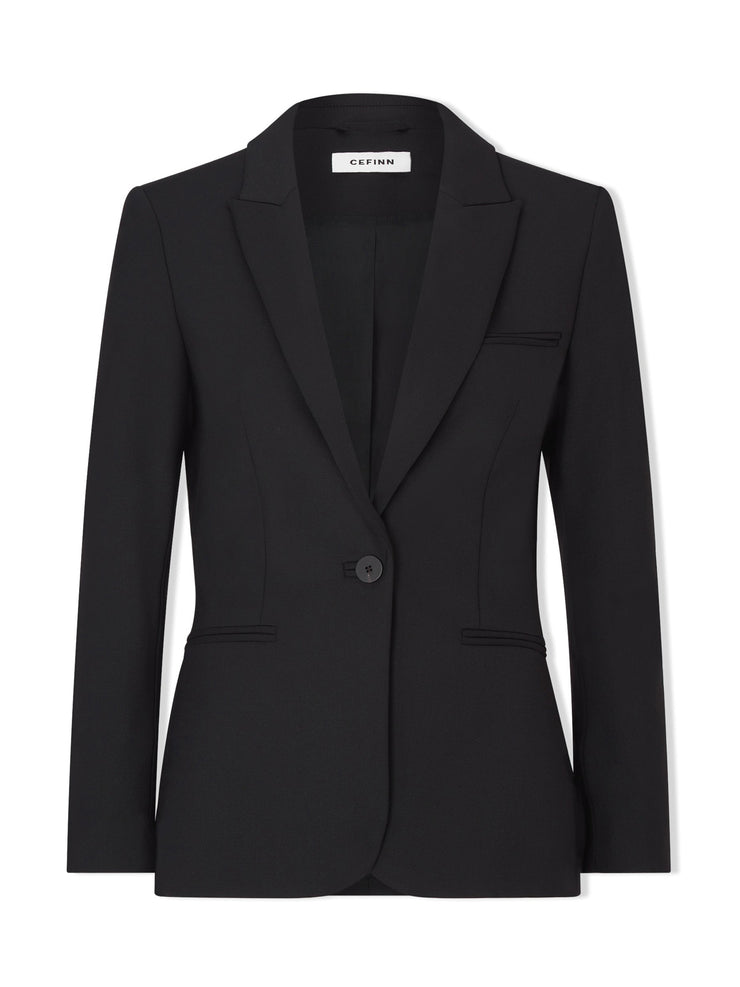 Black Jamie new wool blazer Jacket Cefinn    - Collagerie