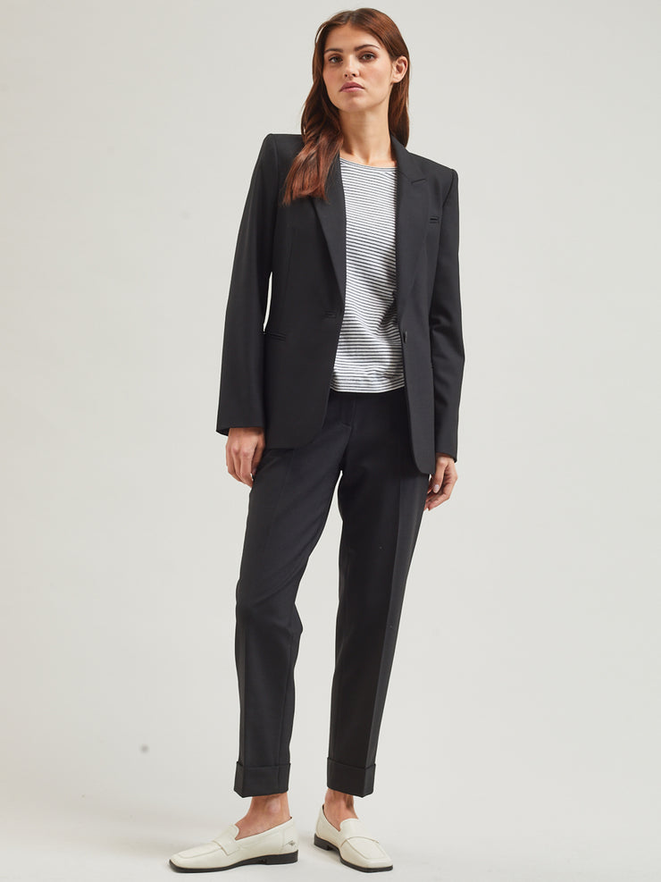 Black Jamie new wool blazer Jacket Cefinn    - Collagerie