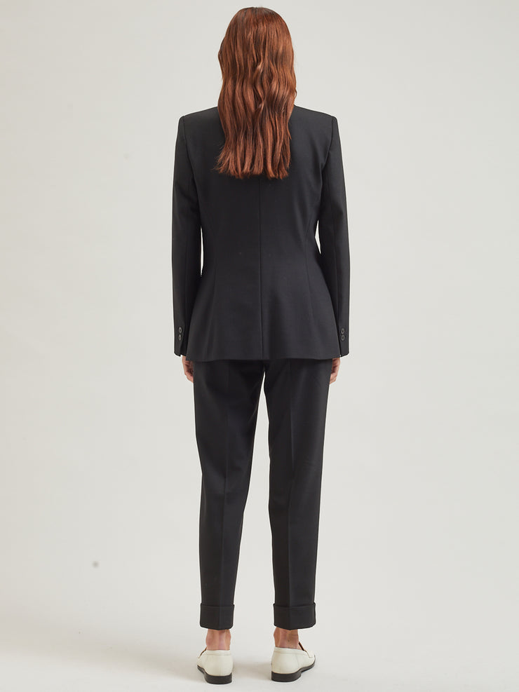 Black Jamie new wool blazer Jacket Cefinn    - Collagerie