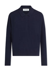 Navy Kelly cashmere jumper Knit Cefinn    - Collagerie