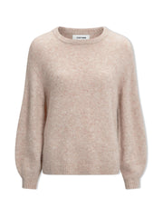 Taupe Ryder alpaca jumper Knit Cefinn    - Collagerie