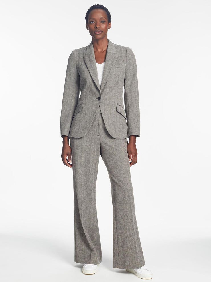 Taupe Terence wide leg trousers Trouser Cefinn    - Collagerie