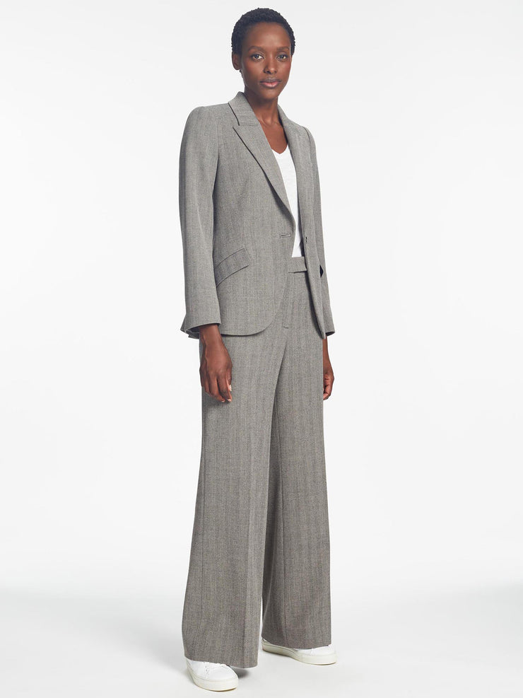 Taupe Terence wide leg trousers Trouser Cefinn    - Collagerie