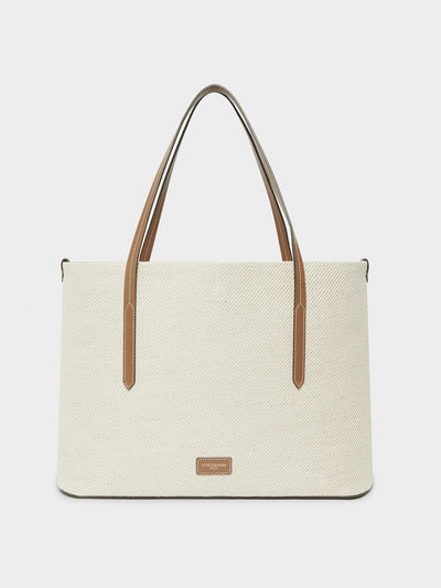 J&M Davidson Canvas Dart East West tote bag at Collagerie