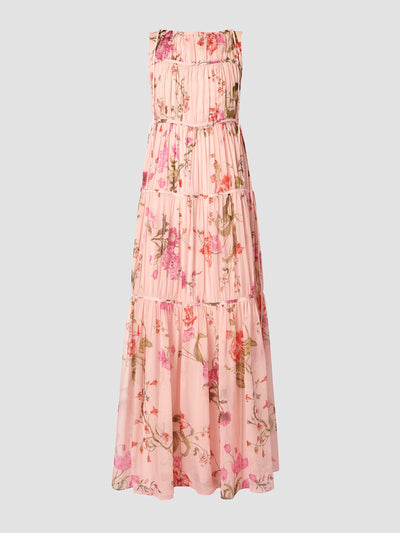 Erdem Ballet pink endsor silk voile gown with tie details at Collagerie