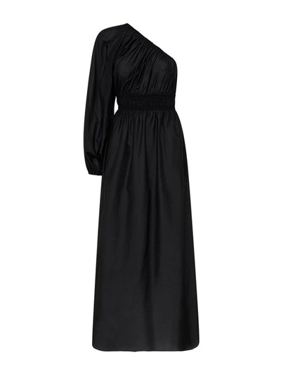 Matteau Black single sleeve maxi dress at Collagerie