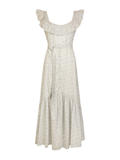 ST. CLAIR Lucky blue Theodora dress at Collagerie