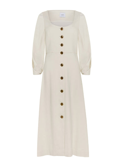 Stathe Cream Alamo dress at Collagerie