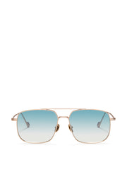 Matte gold Andy sunglasses