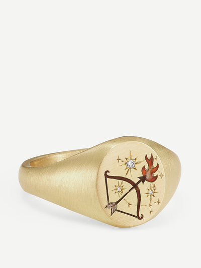 Cece Jewellery Sagittarius ring at Collagerie