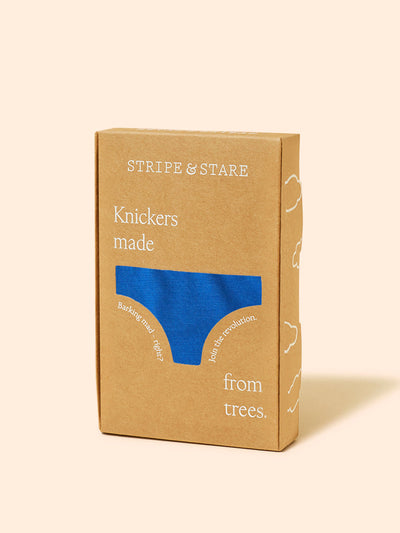 Stripe & Stare Sapphire the original knicker at Collagerie