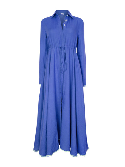 Oramai Klein blue Amalfi long dress at Collagerie