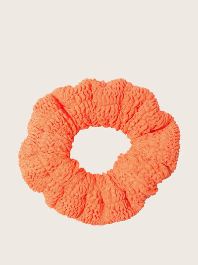 Hunza G Orange scrunchie at Collagerie