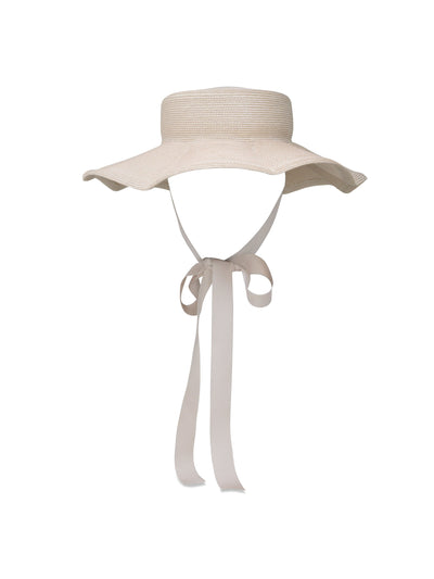 Gigi Burris Ivory Shell hat at Collagerie