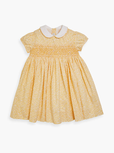 Amaia Yellow minifloral Shirley dress at Collagerie