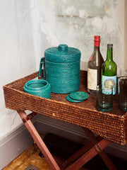 Savoy rattan butler's tray