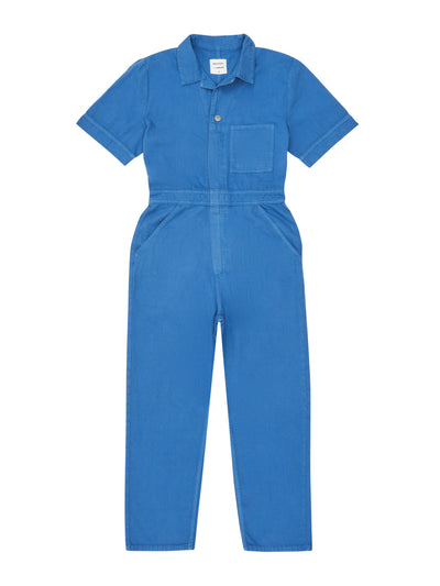 Seventy + Mochi Olympia blue short sleeve Indie jumpsuit at Collagerie