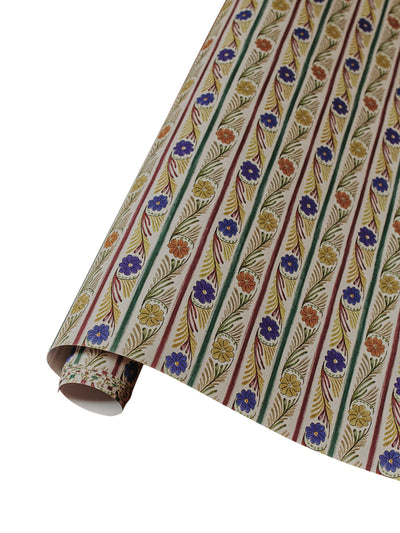 The Kensington Paperie Delft Stripe gift wrap roll at Collagerie