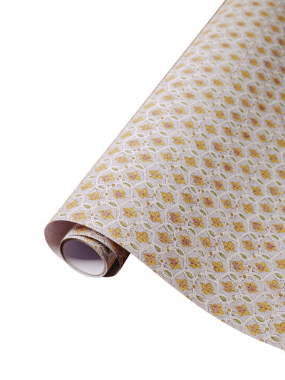 The Kensington Paperie Neville Chain Spring Lilac gift wrap roll at Collagerie