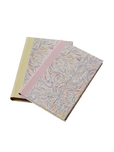 The Kensington Paperie Marble Lavender A5 notebook at Collagerie