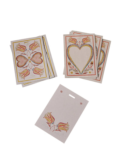 The Kensington Paperie Heart's Delight gift tag and sticker set at Collagerie