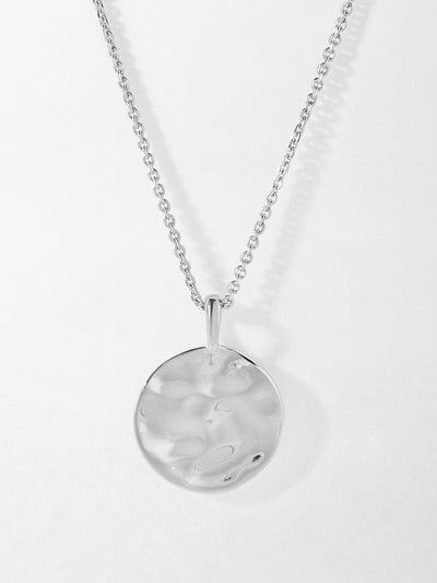 Edge of Ember Silver coin necklace at Collagerie