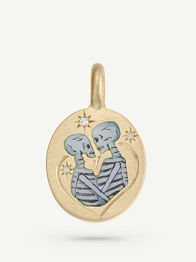 Cece Jewellery Skeleton lovers charm at Collagerie