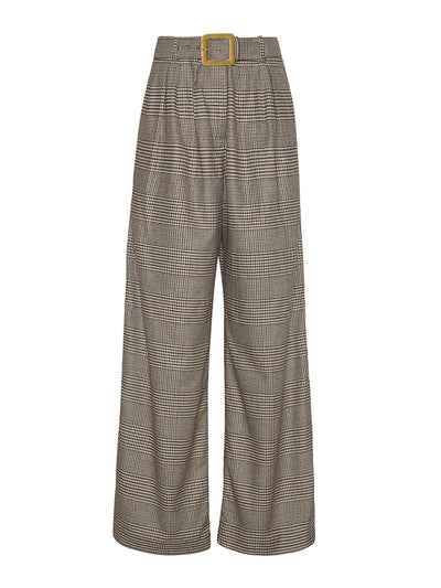 Cara Cara Glen hound plaid Soho pants at Collagerie