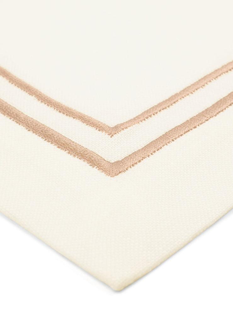 Dusty pink Sophie classic two cord napkin