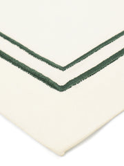 Forest green Sophie classic two cord napkin