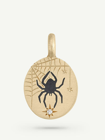 Cece Jewellery Spider and diamond charm at Collagerie