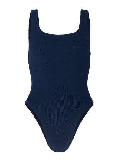 Hunza G Navy square neck swim at Collagerie