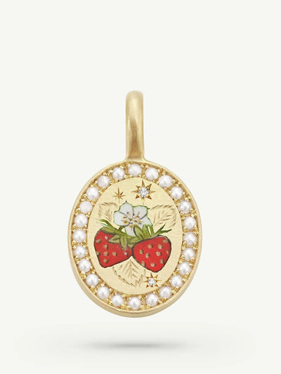 Cece Jewellery The strawberries and cream pendant at Collagerie