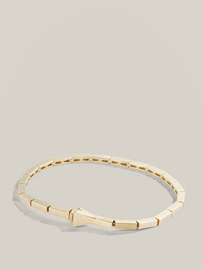 Lucy Delius The Lucky One gold bar bracelet at Collagerie