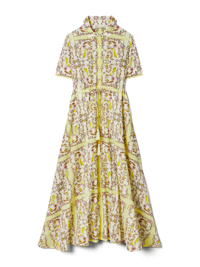 Tory Burch Printed cotton shirt dress at Collagerie