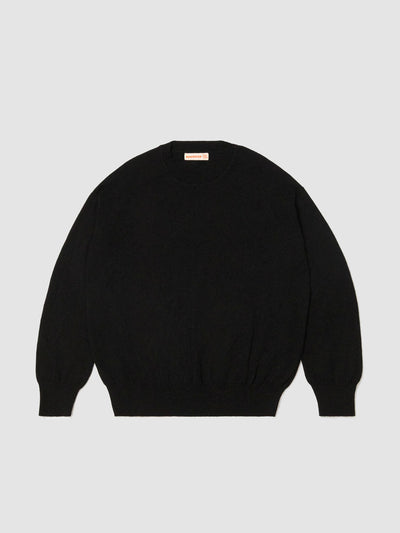 &Daughter Black Tahra cashmere crewneck at Collagerie