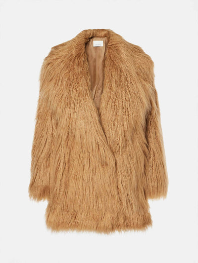 The Frankie Shop Miley faux fur jacket at Collagerie