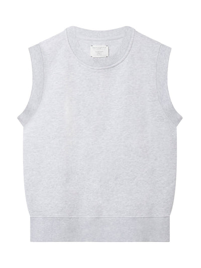 Navygrey The tank sweatshirt in ice grey at Collagerie