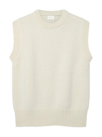 Navygrey Undyed ecru Tank top at Collagerie