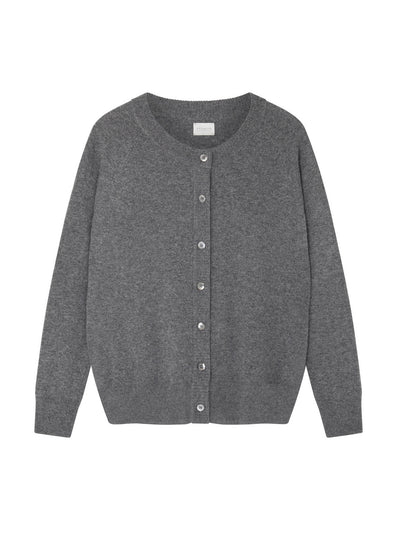 Navygrey The Weekend cardigan in Atlantic grey at Collagerie