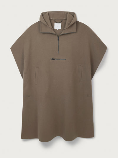 The White Company Double faced oversized hooded poncho at Collagerie