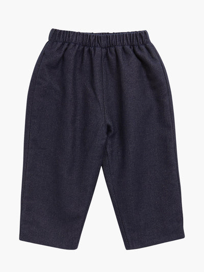 Amaia Navy twill Tito pants at Collagerie