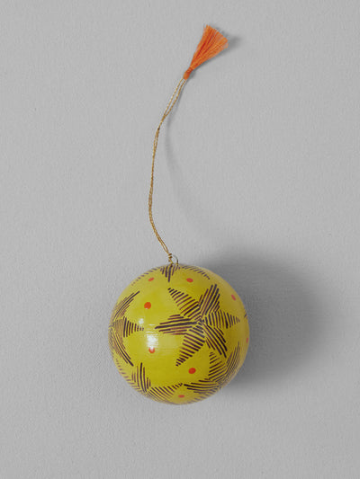 Toast Pointed star hand painted bauble at Collagerie