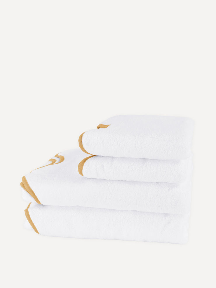 Classic Amelia scalloped bath towel bundle Bath Towels Rebecca Udall    - Collagerie