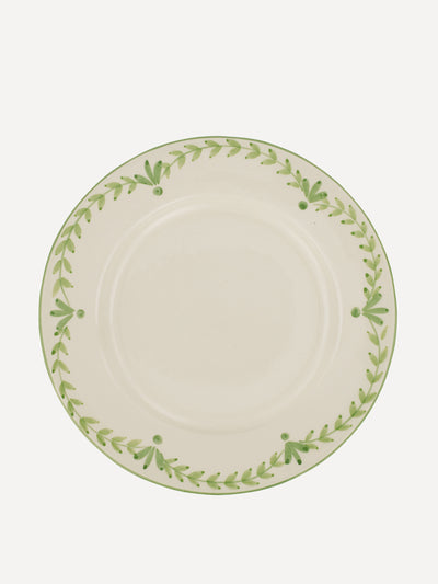 Rebecca Udall Elouise dinner plate in green at Collagerie