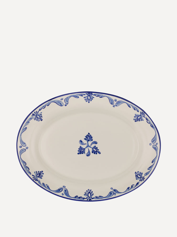 Blue Eleanor platter Crockery Rebecca Udall    - Collagerie