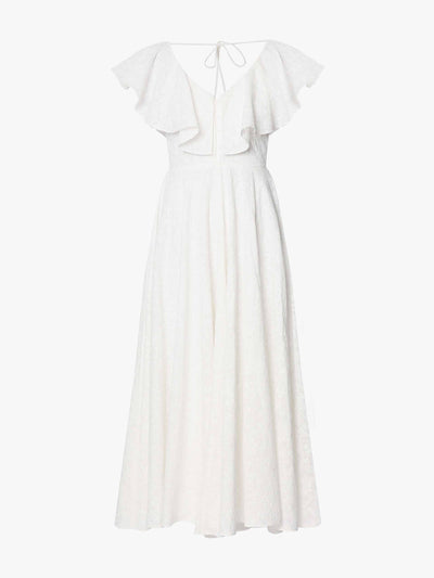 Erdem Theophila allover embroidered cotton dress at Collagerie