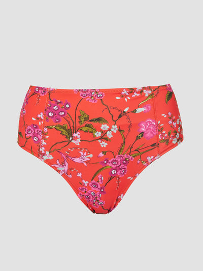 Erdem Poppy red bikini bottom at Collagerie