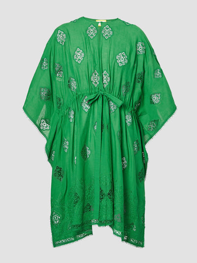 Erdem Green mini kaftan at Collagerie