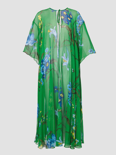 Erdem Kaftan long open dress at Collagerie